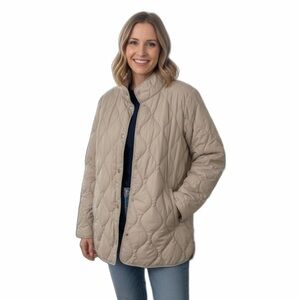 32 Degrees Light Tan Women's Quilted Puffer Jacket